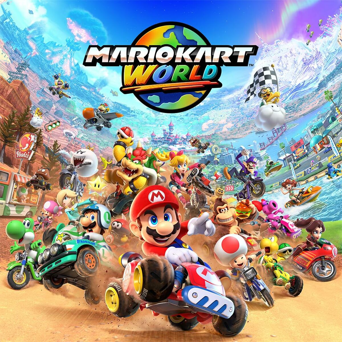 Nintendo Switch 2 Nintendo 10015920 Noir Mario Kart World