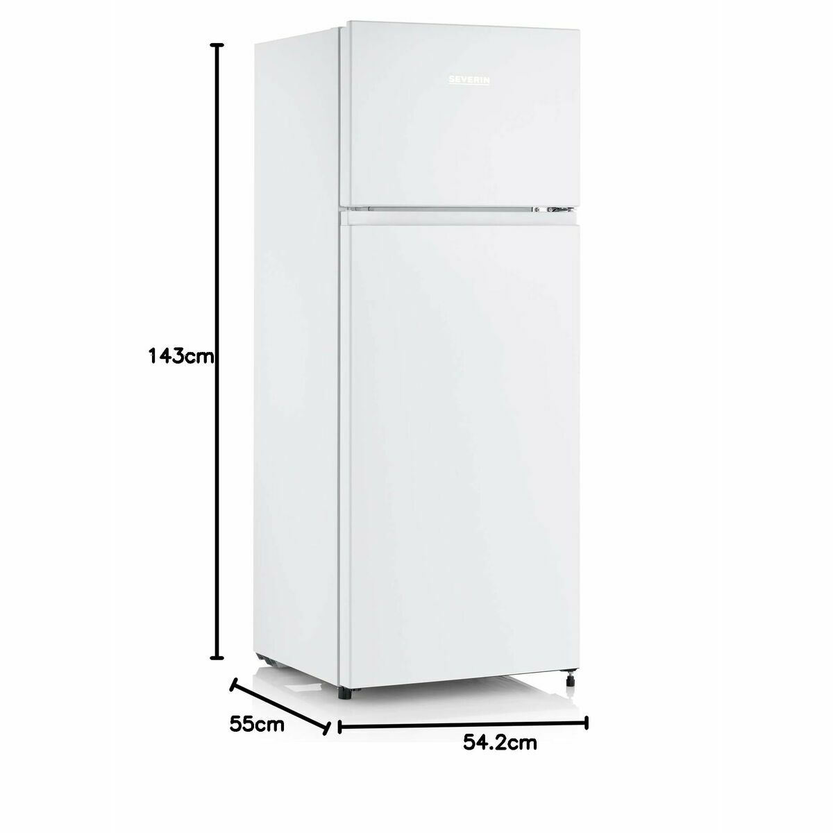 Réfrigérateur Combiné Severin DT8760      143 206 L Blanc