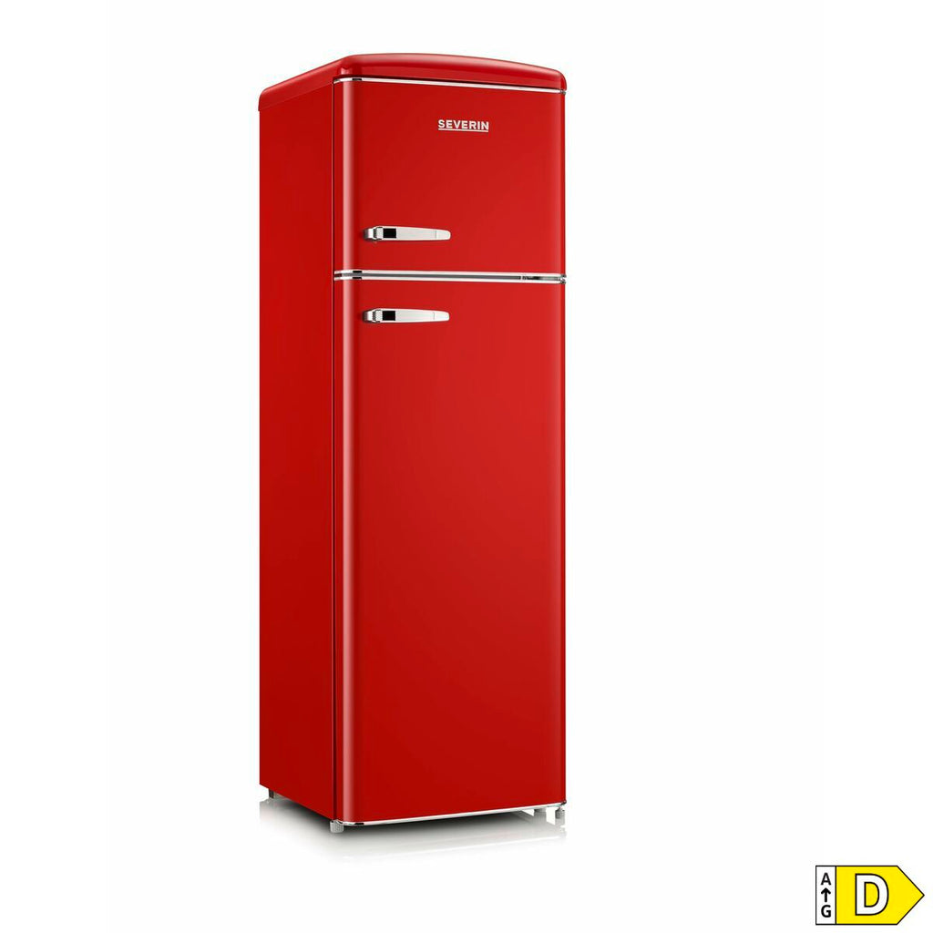 Réfrigérateur Combiné Severin RKG8983     167 Rouge 246 l